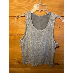 Lululemon Men's Tank Top Workout Gym Athletic Heather Gray Sleeveless Sporty Gym